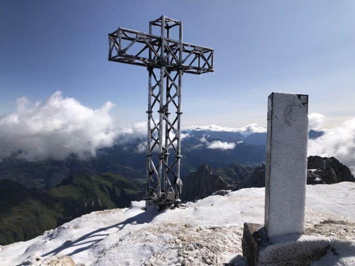 Marmolada desde el passo Fedaia
