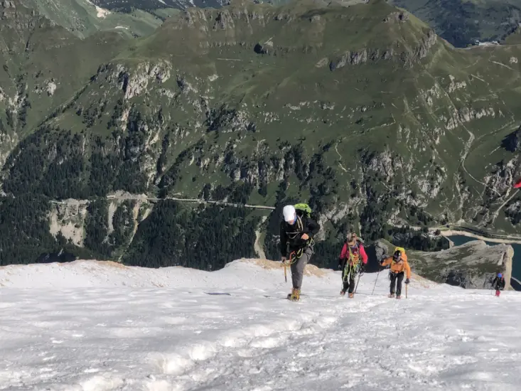subida a la Marmolada