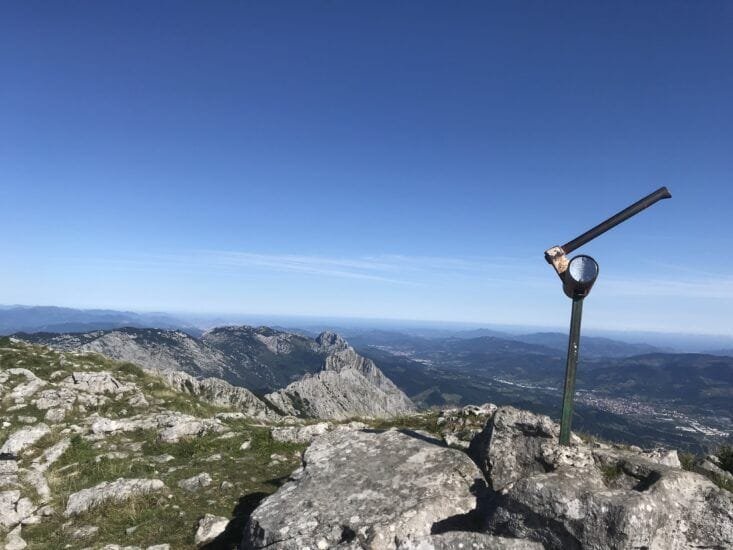 subida anboto desde urkiola